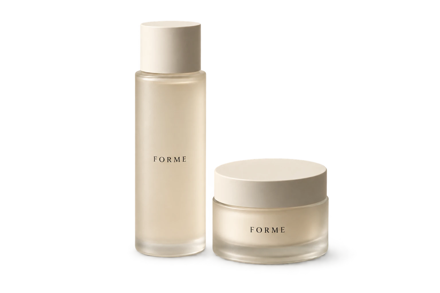 Fictional FORME skincare products