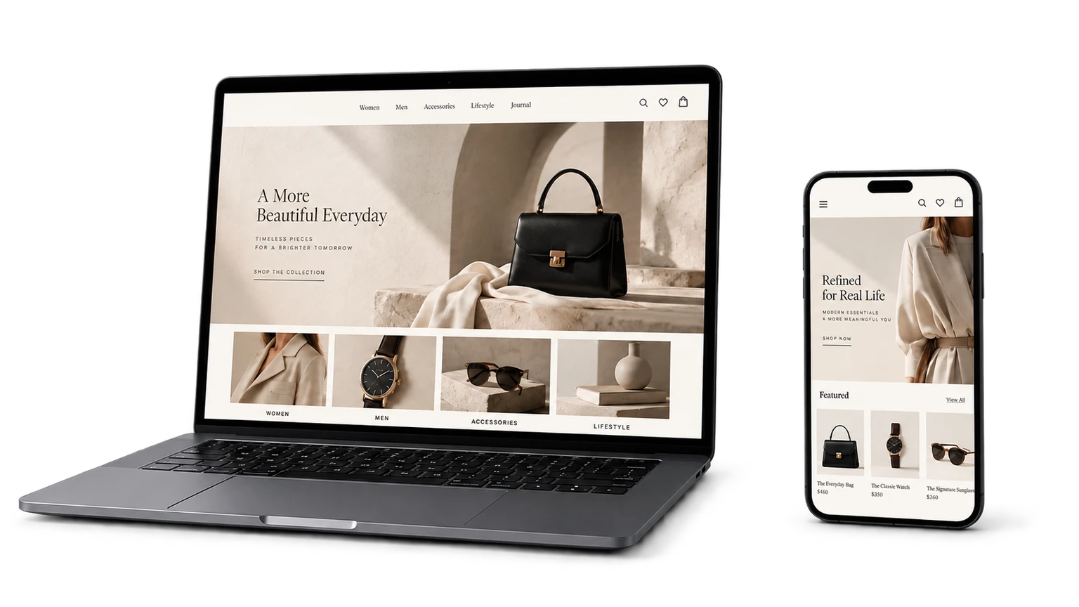 Fashion with room to discover.
